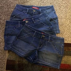 Unionbay jean shorts. 3 pair